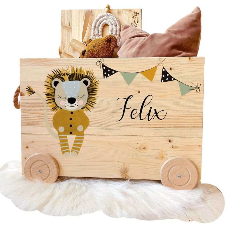 Spielzeugkiste Löwe