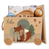 Spielzeugkiste Fuchs Wald Grün