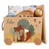 Spielzeugkiste Fuchs Wald Grün