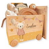 Spielzeugkiste Teddy Rosa