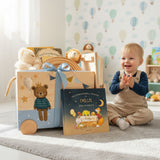 Spielzeugkiste Teddy Blau