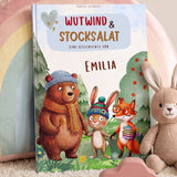 Personalisiertes Kinderbuch über Wut & große Gefühle – Wutwind & Stocksalat
