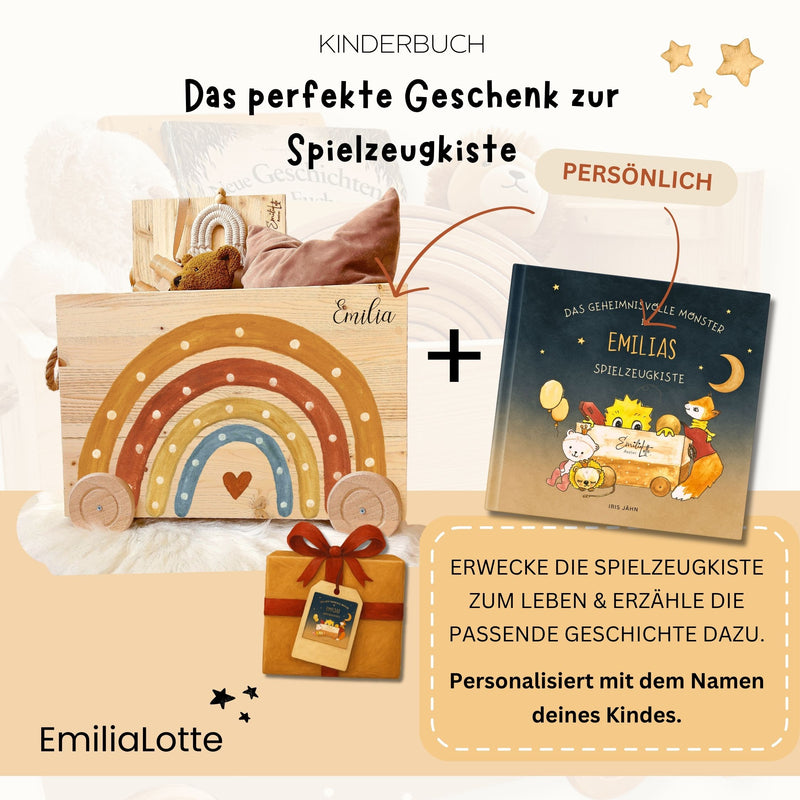 Spielzeugkiste bunter Regenbogen