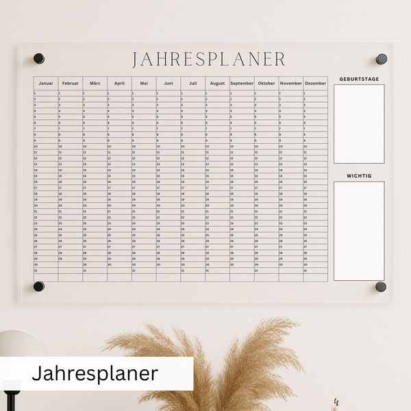 Jahresplaner Notizen 70x50