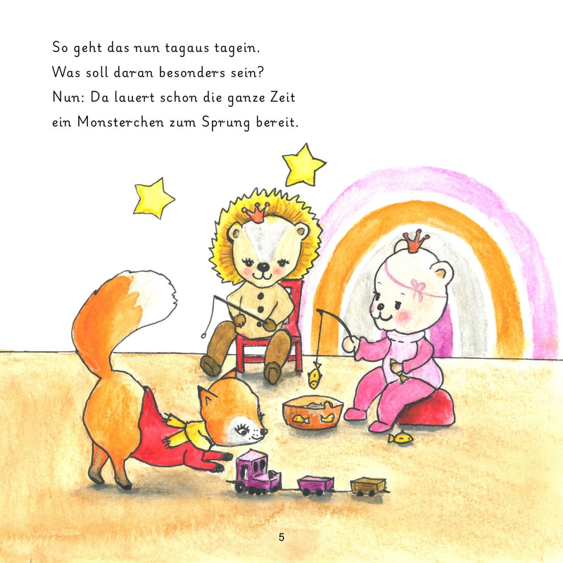 Das geheimnisvolle Monster in der Spielzeugkiste - personalisierbar