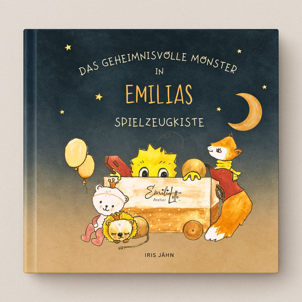 Das geheimnisvolle Monster in der Spielzeugkiste - personalisierbar