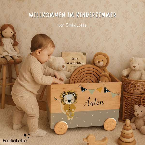 Spielzeugkiste Löwe