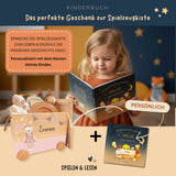 Spielzeugkiste Hasenmädchen Beige