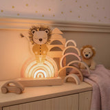 Nachtlichtlampen aus Acrylglas Löwe Rosa